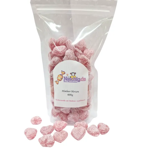 Naschig Himbeer Herzen 400g Naschig Himbeer Herzen 400g